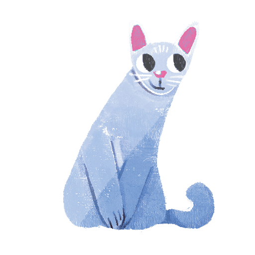 A cat looking sideways