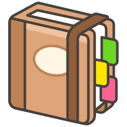 Notebook with decorative cover