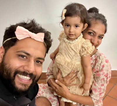 The Little Desi team: Devi, Priya, and Aseem